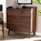 Baxton Studio Lena Mid-Century Walnut Brown Finished 3-Drawer Wood Chest 157-9533 - alternate 9